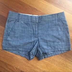 J Crew Chino Shorts Gray Heather size 4